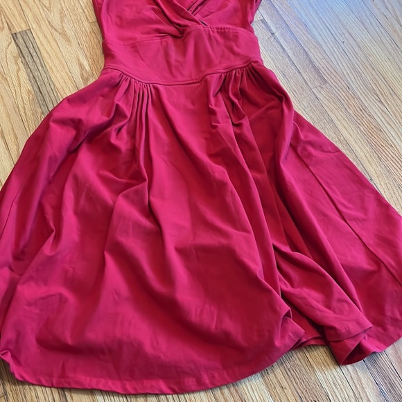 Pinup Couture Red Midi Dress - Picture 5 of 7